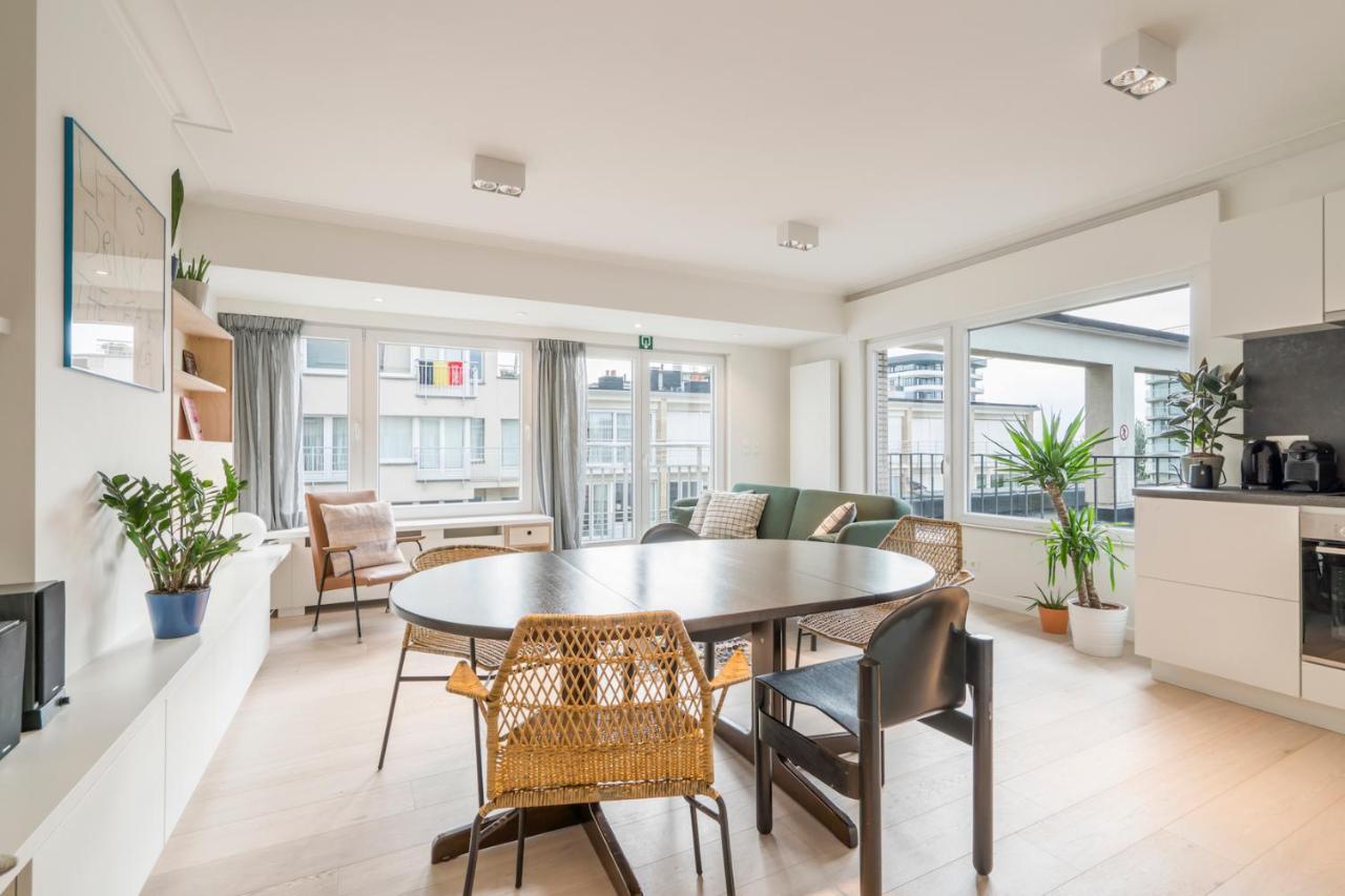 Modern And Bright Seaside App W Seaview & Terrace Apartamento Ostend Exterior foto