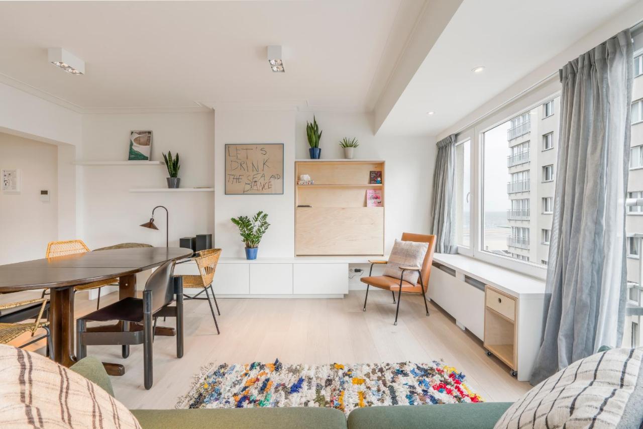 Modern And Bright Seaside App W Seaview & Terrace Apartamento Ostend Exterior foto