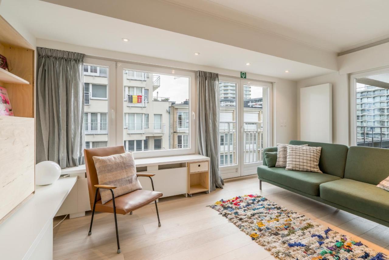 Modern And Bright Seaside App W Seaview & Terrace Apartamento Ostend Exterior foto