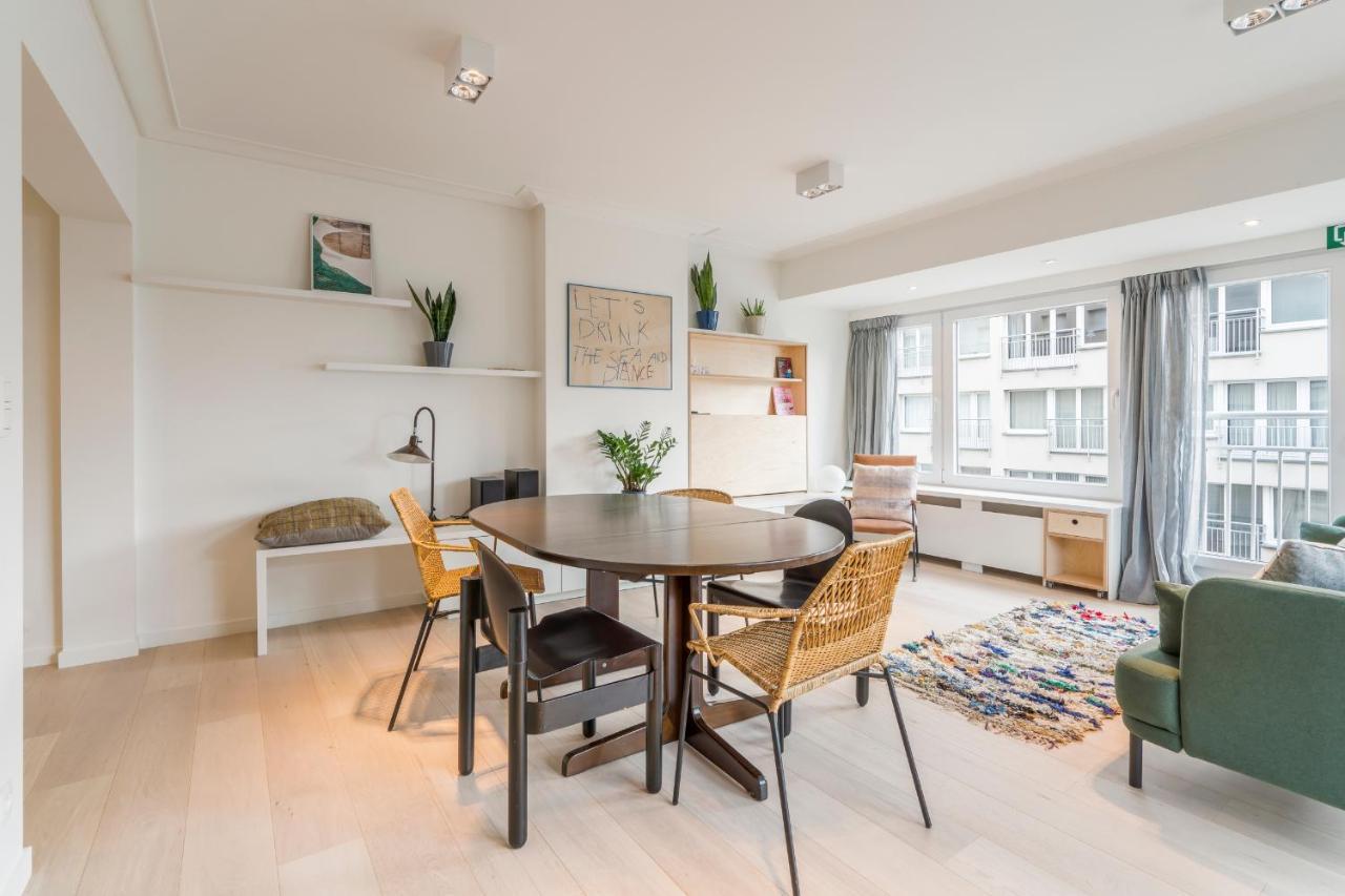 Modern And Bright Seaside App W Seaview & Terrace Apartamento Ostend Exterior foto